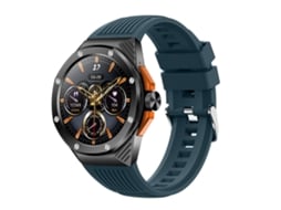 (azul) Smartwatch Bluetooth Com Tela Redonda De 1,46 Polegadas, Monitoramento De Saúde, Múltiplos Modos Esportivos E Alipay.