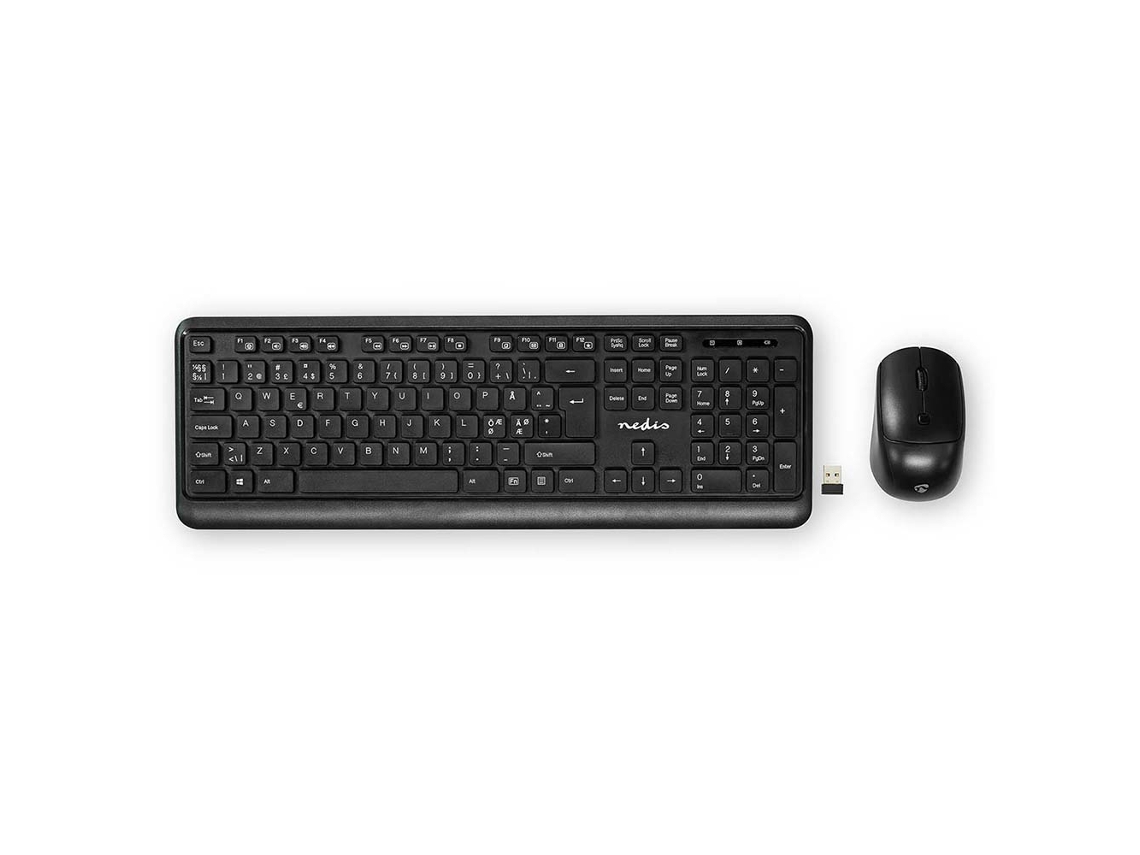 Teclado Nedis Preto