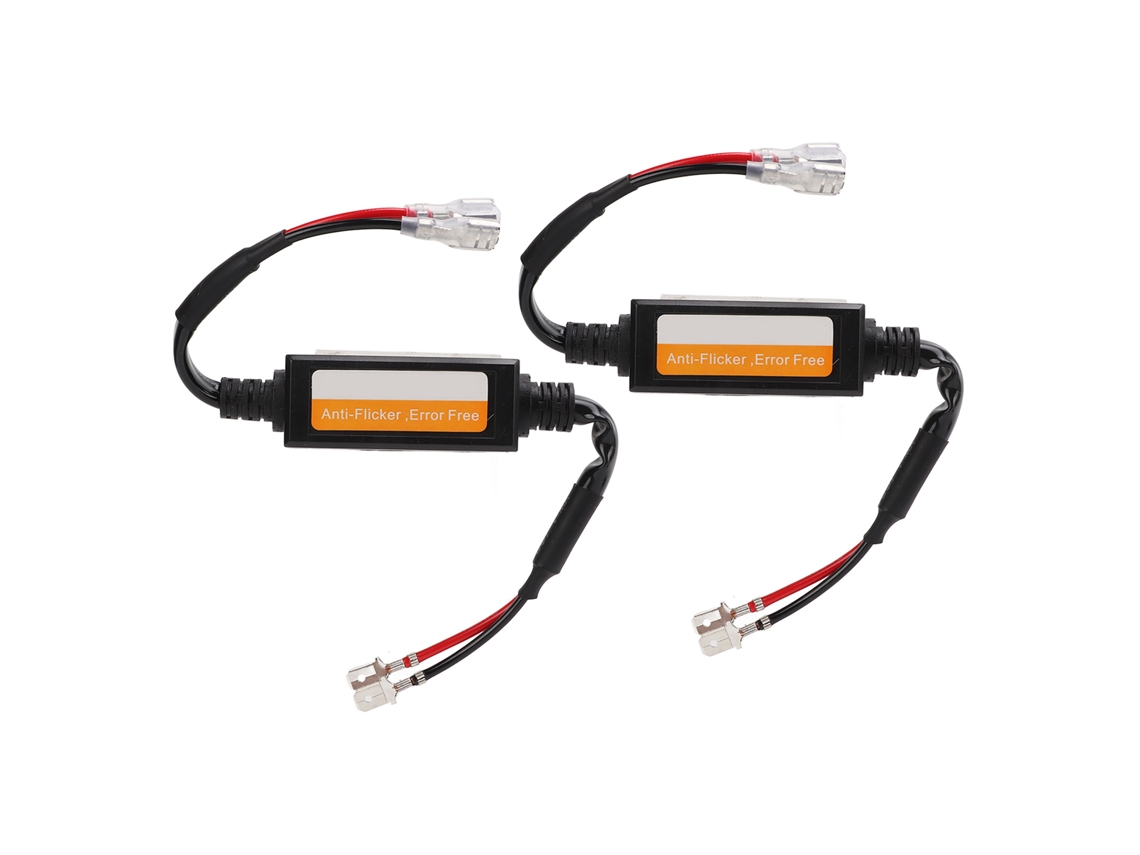 Kit Decodificador Led C12h1 para Lâmpadas de Farol, 2pcs Harness Resistor Canbus 9 16v 5a S/MARCA