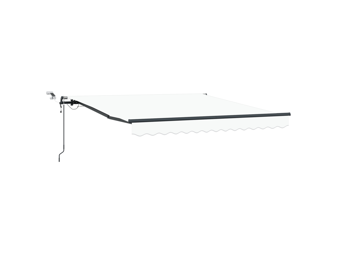 Conjunto 1 Tecido De Toldos Vidaxl Branco Poliéster (350 X 250 Cm)