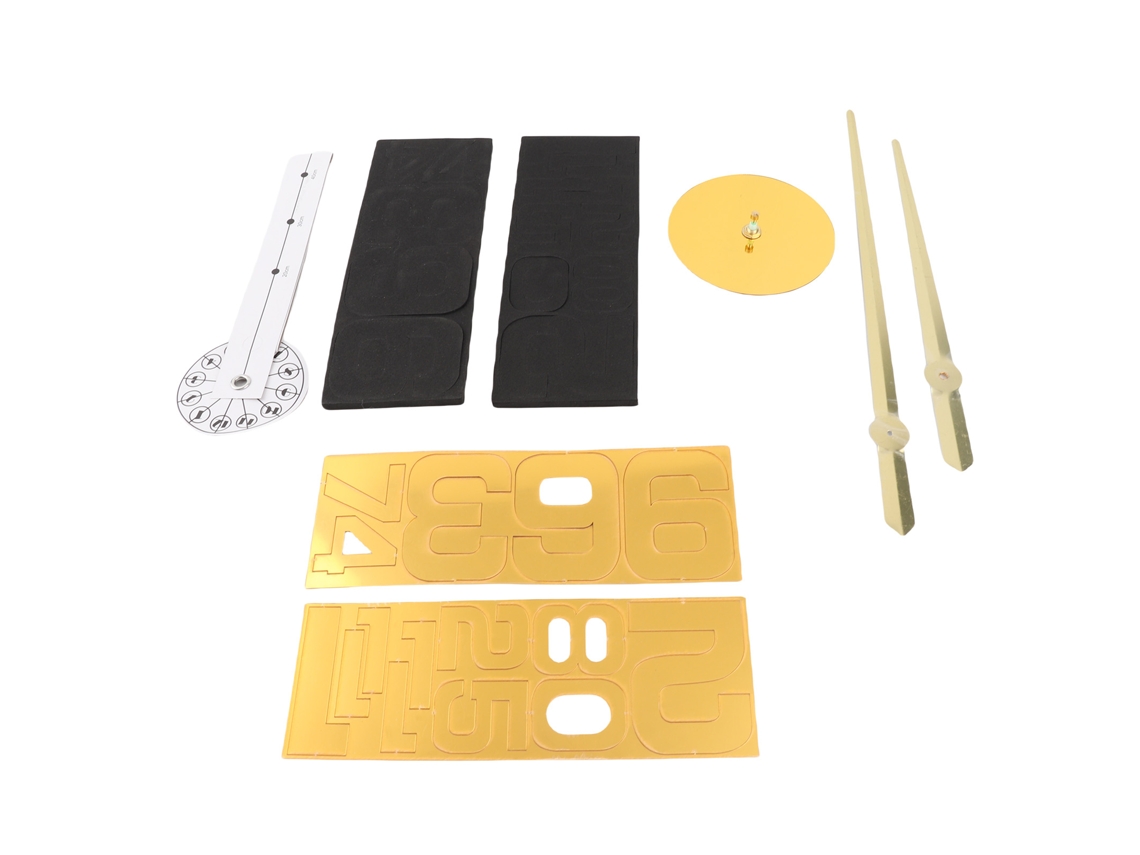 Baok-relógio De Parede Sem Moldura 3d Diy Acrílico Silencioso Com Número Adesivos Decorativos Modernos Ouro 80-130cm