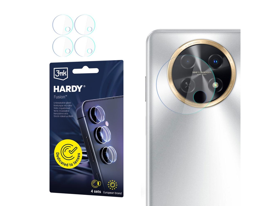 Película De Ecrã Huawei Nova Y91 3mk Hardy Fusion Lens Protection