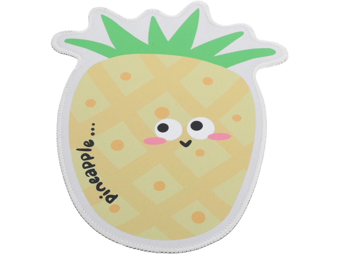 Mousepad Em Formato De Fruta Com Base Antiderrapante E Superfície De Alta Precisão Para Uso Em Mesas De Escritório E Em Casa. Gokoco
