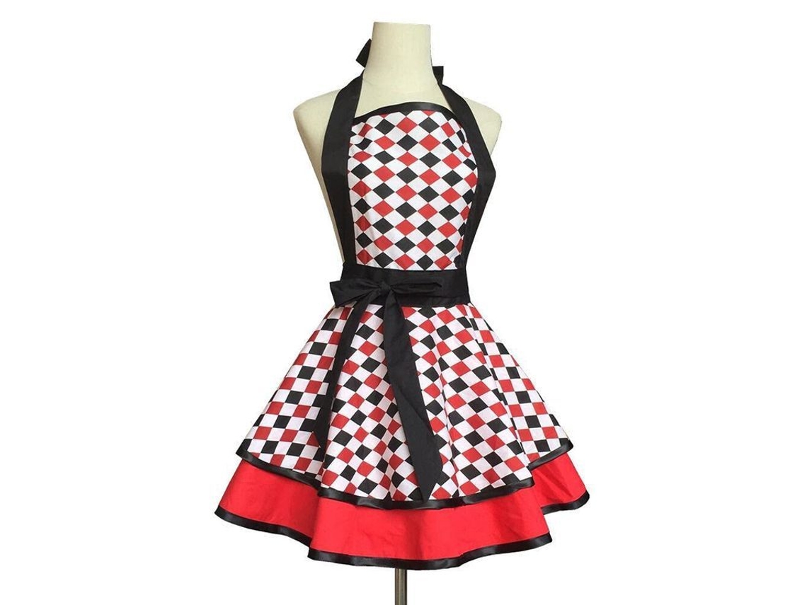 2026 delantal de Algodão Artesanal Retro para Mulher Menina Cozinha Confeitaria Ajustável Multicolor