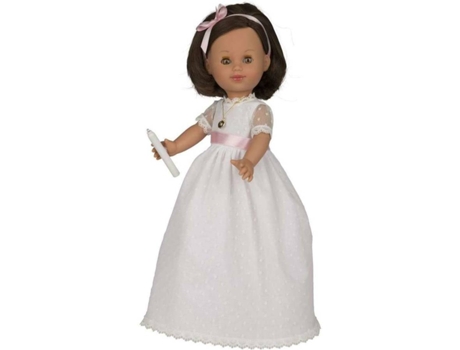 Boneca ARIAS MUÑECAS Comunhão Morena C/Voz  (3 anos - 0 x 0 x 42 cm)