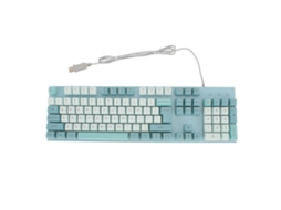 Aetheria teclado Gamer com Fio Letras Grandes Backlit Painel Metal Usb para Computador Laptop