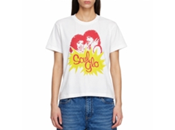 Rockinstone Coming To America Soul Glo Logo White Adult T-shirt Size:l