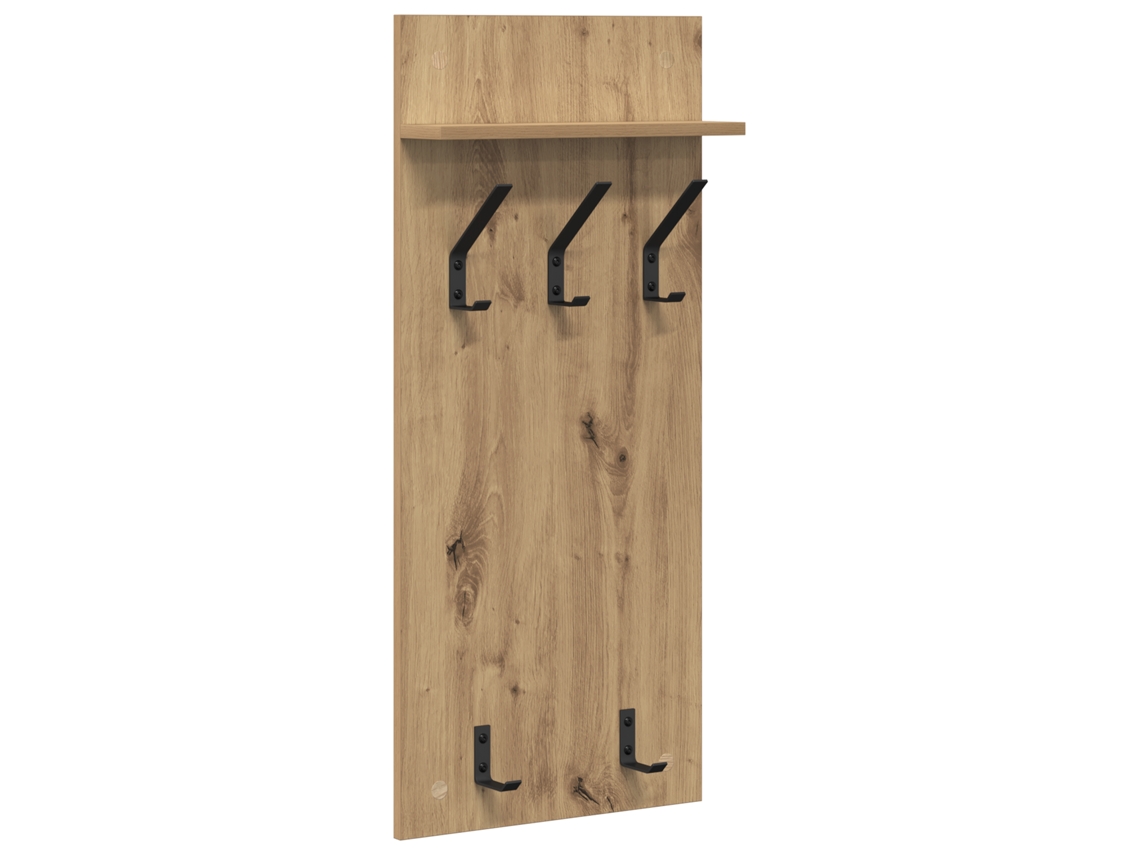 Conjunto 1 Armazenamento Montado Na Parede Vidaxl Castanho Derivados De Madeira (40 X 10 X 90 Cm)