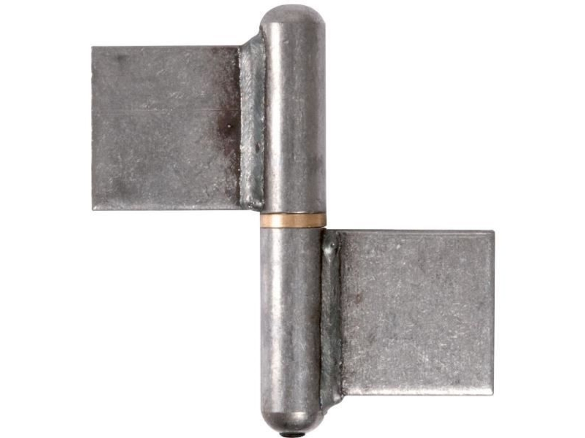 Dobradiça de Soldagem Clemenson 100 Mm Nó Plano Lâminas Normais E: 5 1 Mm C: 50 Mm D: 20 Mm