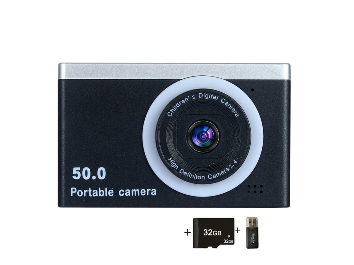 Câmera digital compacta 4K HD, tela colorida nítida de 24 polegadas, peso de 32 g Yizhood