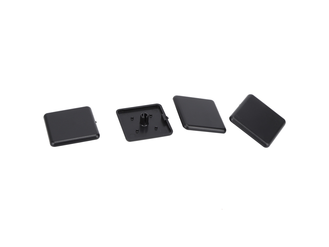 Laxiscreed Clips De Tampa De Plástico Preto Para Perfis De Alumínio Padrão