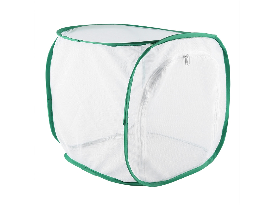 Gaiola De Criação Portátil Plegável Durável Ventilada Pequena Para Borboletas