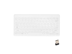 Teclado Sem Fio LAXISCREED 2.4g Design Ergonômico