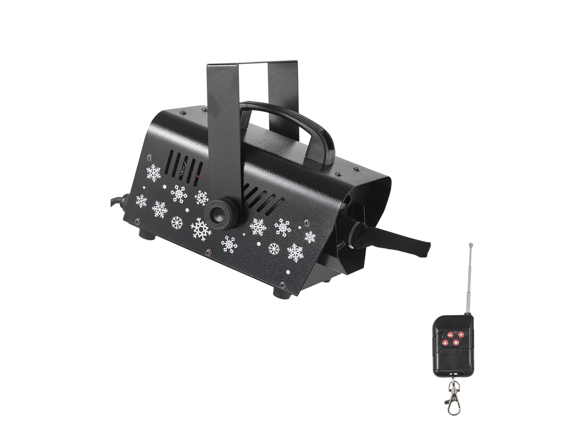 Máquina de Neve 1500 W, Portátil Flocos Suspensa com Alça, Controle Remoto Sem Fio e Reservatório 5 L, para Festas Natal, Efeitos Cenário, Decoração