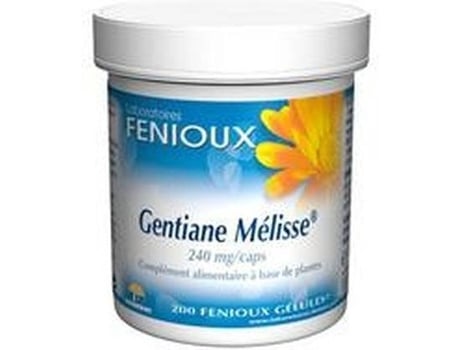 Suplemento Alimentar FENIOUX Genciana Melissa (200 cápsulas)