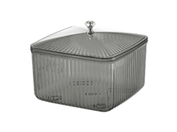 Caixa De Armazenamento Luxo Para Fruta Seca E Snacks - Organizador De Mesa De Grande Capacidade Para Sala E Casa