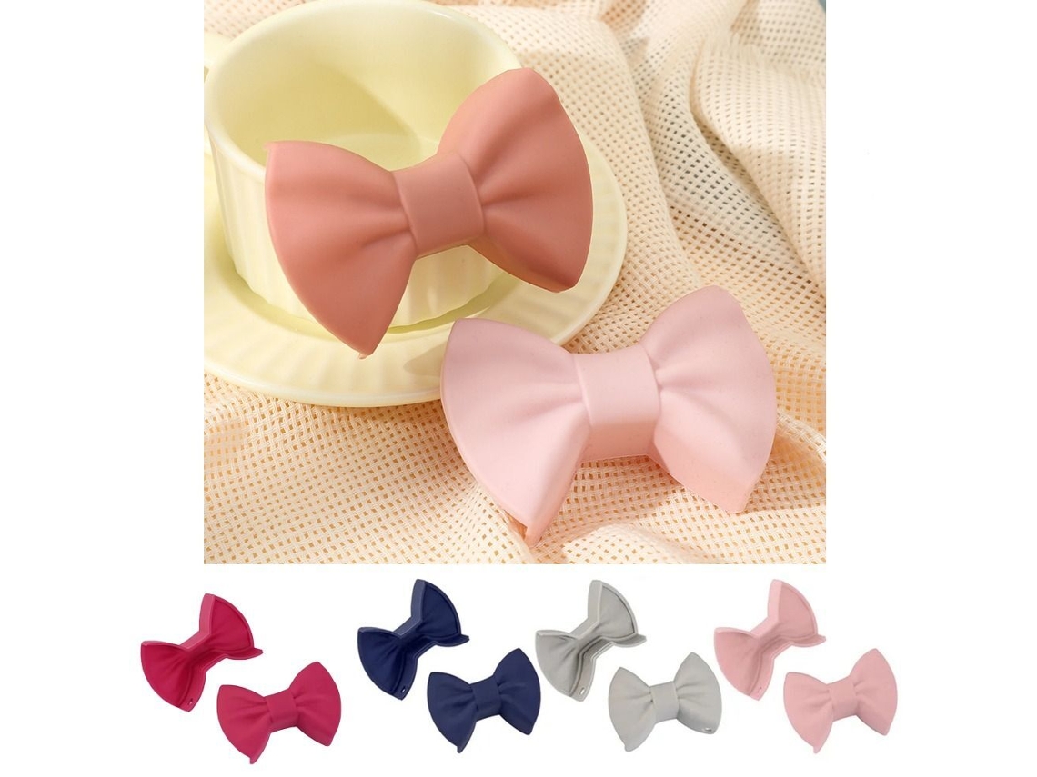 Luva De Silicone Para Forno, 2 Peças, Protetor De Dedos Anti-escaldante, Panela Rosa SUNNY SPACES