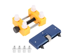 Kit de Reparo de Relógio com Abridor de Caixa e Suporte Ajustável, 2 Peças