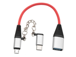 Cabo de Carregamento 2 em 1 Type c Micro Usb LAXISCREED