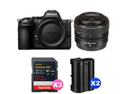 Z5 Ii + 24 50mm F/4 6.3 + 3 Sandisk 512gb Extreme Pro Uhs ii Sdxc + 2 Nikon En el15c + Ebook “20 Dicas para Fotos Que Impressionam” NIKON