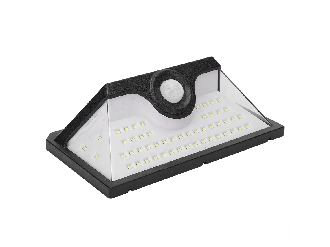 Lâmpada De Parede Solar Laxiscreed Com 54 Leds Para Iluminação Exterior Eficiente