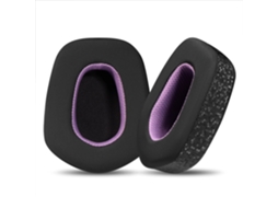 Almofada para LOGITECH G733 de Orelhas de Espuma Macia Gel Ice Cool Preto Roxo XIAOMOYU