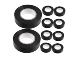 Magiclulu 10-rolos De Fita Isolante Elétrica Colorida Resistente Ao Calor Para Fiação Automotiva Ideal Eletricistas