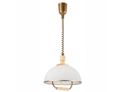 Candeeiro Suspenso Ramona, Madeira, Castanho, 30x30x64 Cm, Seven Design