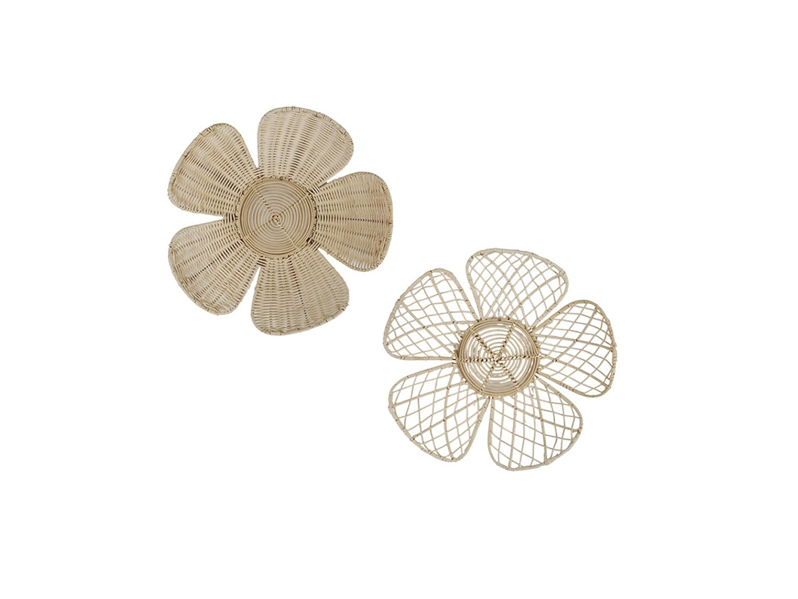 Adorno Parede Flor Estilo Nórdico Ins Renda De Cana Para Pousada/sala, Fundo Para Fotografia, Conjunto Decorativo Sfushos