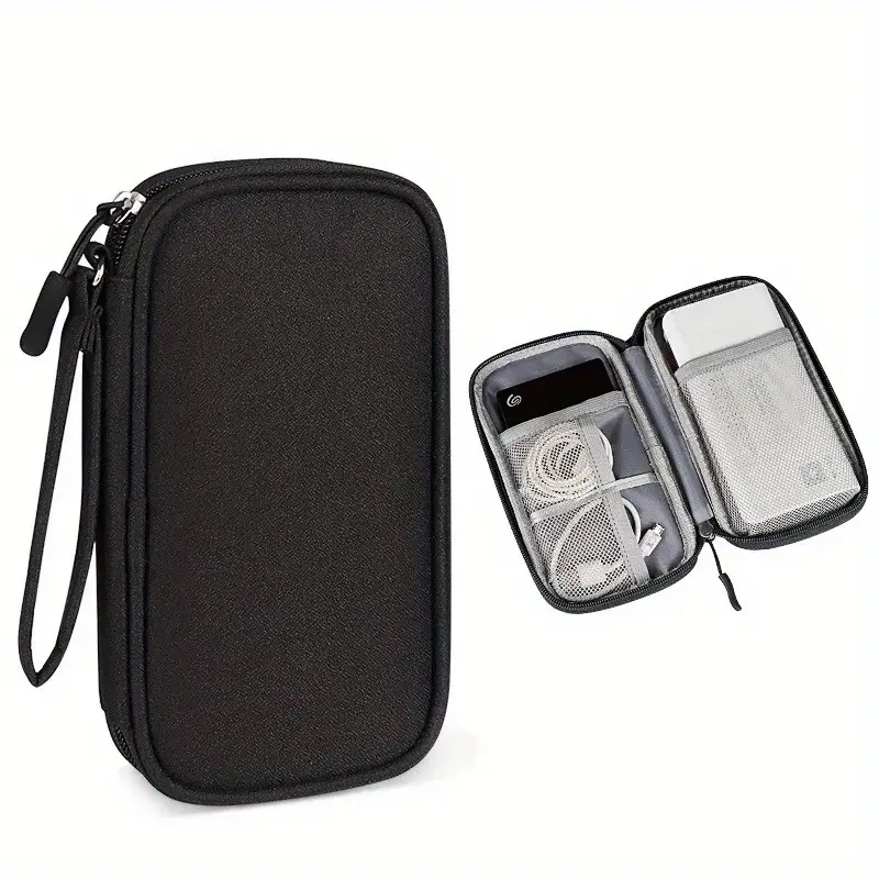 Organizador De Camada Única Com Bolsos De Malha , Chrui (preto)