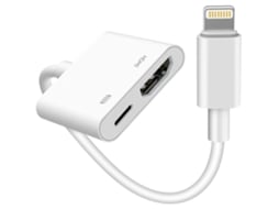 Adaptador Lightning Para Hdmi Adaptador Av Digital Lightning 1080p Video Audio Sync Screen Converter Porta De Carregamento Branco Lalamoli