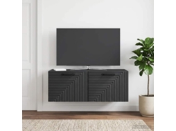 Vidaxl Gabinete De Tv De Parede Preto 78,5 X 31 X 30 Cm