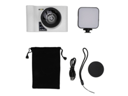 2026 câmara Digital 24mp com 2.5k, Tela 2.8", Zoom 16x e Wifi para Vlogging