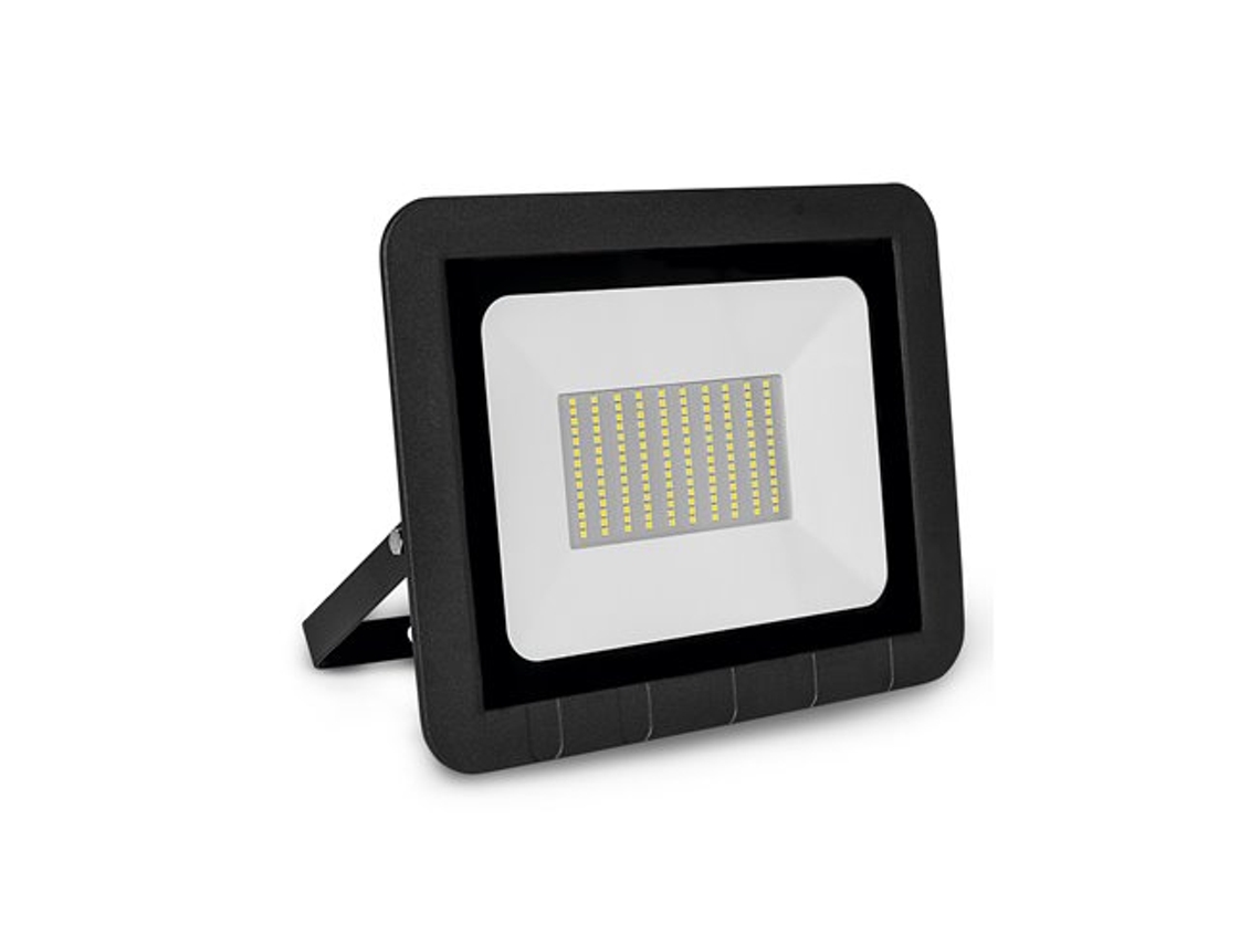 Projetor Led Plano Preto Mattel Ip65 75w Frio Matel