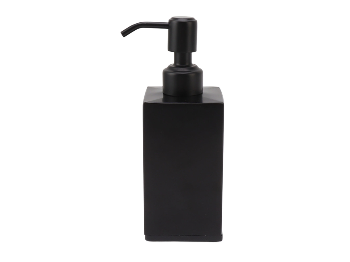 Dispensador de Sabão de Aço Inox Manual S/MARCA com Bomba de 280ml para Shampoo, Loção, Banho Preto