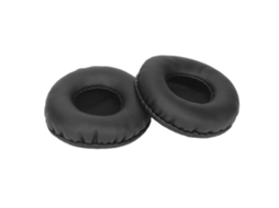 Almohadillas de Repuesto universais de 60 Mm para Auriculares, aumentam graves, couro sintético, preto | S/MARCA