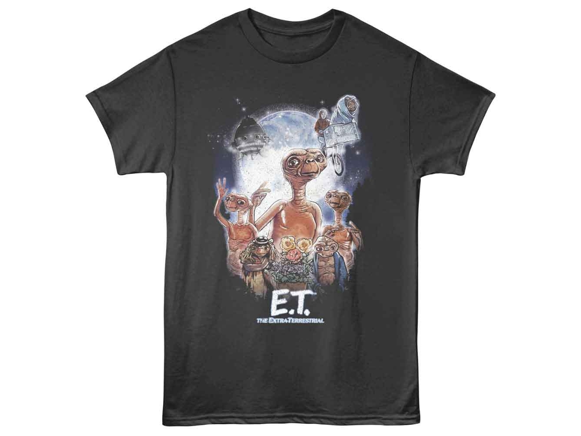 Rockinstone E.t. Multiple E.t. With Moon Smoke T-shirt Size:l