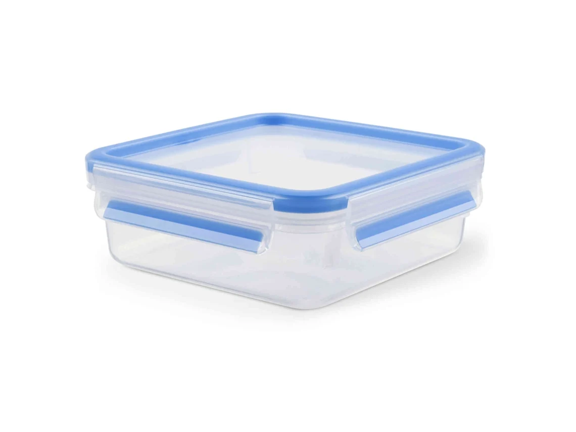 Caixa Hermética Quadrada Plástico 0,85L Emsa TEFAL 1 un