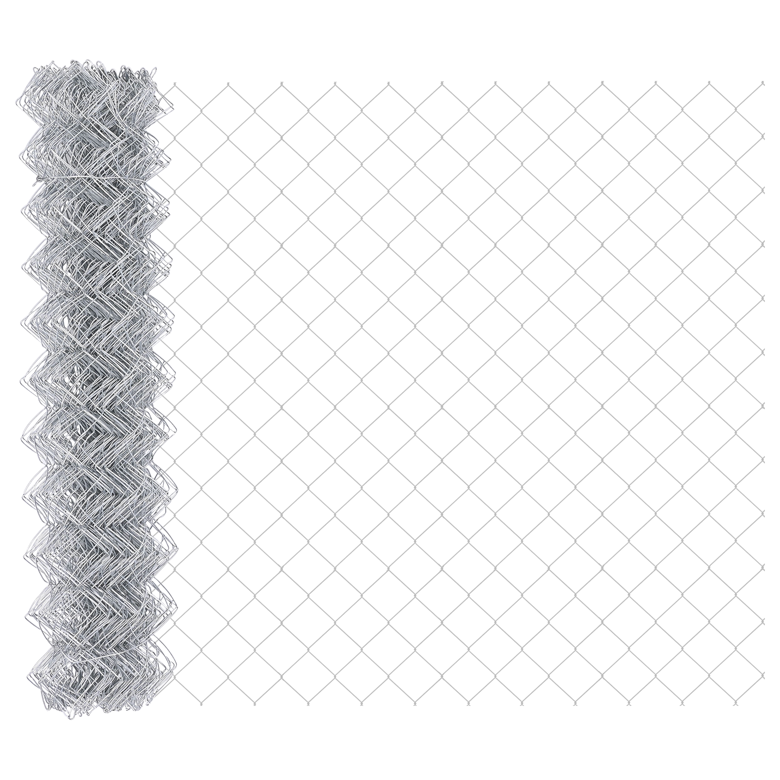 Conjunto 1 Cerca De Cadeia Vidaxl Prateado Ferro (10 X 1 M)