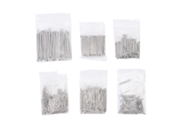 Pinos De Divisão De Metal Resistentes (6 Especificações De Tamanho, Galvanizados Para Prevenção De Ferrugem)