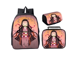 Conjunto Mochila Escolar 3 Peças, 16 Polegadas, Aulas
