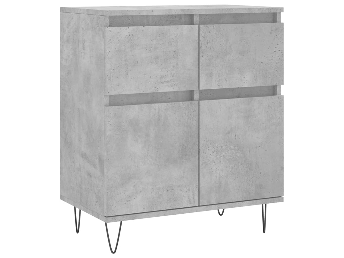 Sideboard, Sideboards Vidaxl Cinzeto Madeira Processada (n/a)