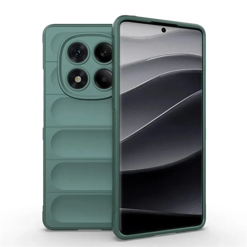 (verde, Redmi Note 13 Pro 4g) Caso De Telefone À Prova De Choque E Poeira Anti-queda Scrub Com Silicone Skin-friendly