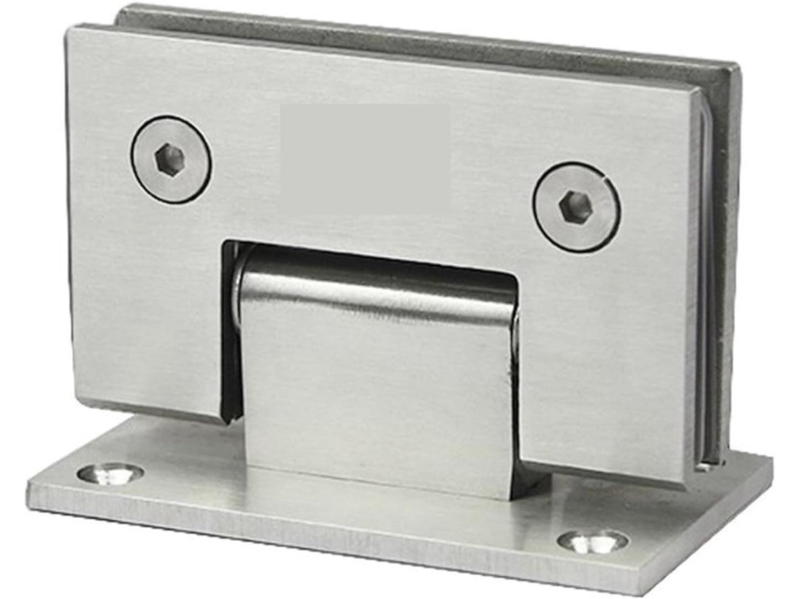 Dobradiças Para Porta De Box Vidro, 2 Peças, Aço Inoxidável, Clipe Para Porta De Vidro Banheiro, Grampo Sem Moldura