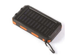 Power Bank Solar 10000mah Impermeável com Lanterna