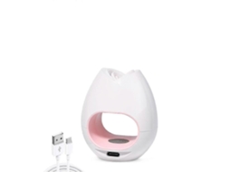 Máquina de Secador Unhas Portátil 16w Mini Uv Led Nail Gel Lâmpada Cura Rosa Usb para Uso Doméstic o Manicure GOKOCO