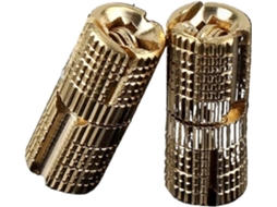 Conjunto De 16 Dobradiças Barril 8 Mm Com Ângulo 180° Em Latão.