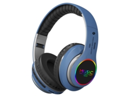 Auscultadores Bluetooth TRUMSEN Vj033 Over Ear Azul