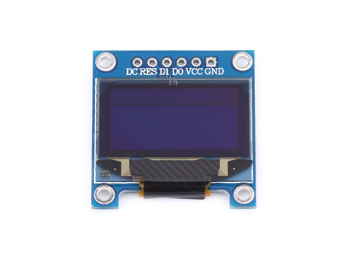 Módulo de Display OLED 0.96 Polegadas 128x64 IIC SPI Série Cor Amarelo Azul 3.3v S/MARCA