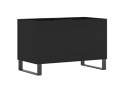 Record Cabinet, Record Cabinets Vidaxl Preto Madeira Processada (n/a)